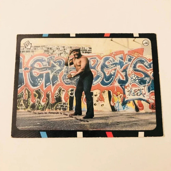 Vtg 1985 WWF Junkyard Dog Titan Sports Wrestling Stickers - Picture 3 of 15